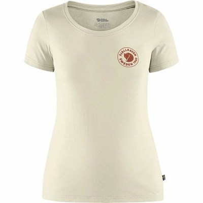 Fjällräven 1960 Logo T-shirt Dam Vita | 07458-NKLS