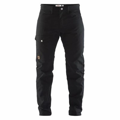 Fjällräven Greenland Utomhus Byxor Herr Svarta | 47359-KYMU