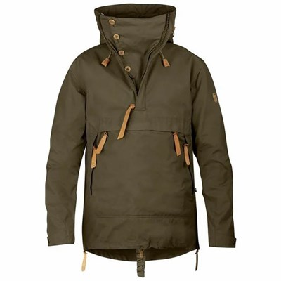 Fjällräven High Coast Anorak Herr Mörkolivgröna | 15209-GFJO