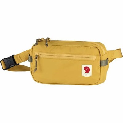 Fjällräven High Coast Midjeväska Herr Gula | 90132-KPWC