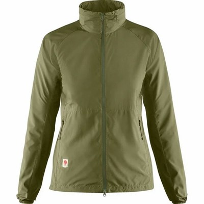 Fjällräven High Coast Vandringsjackor Dam Gröna | 42519-HIQZ