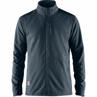 Fjällräven High Coast Vindjacka Herr Marinblå | 68703-ZHYX