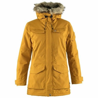 Fjällräven Nuuk Parkas Dam Gula | 30145-MZUE