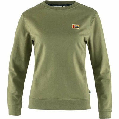 Fjällräven Vardag Sweater Dam Gröna | 74015-WFUI