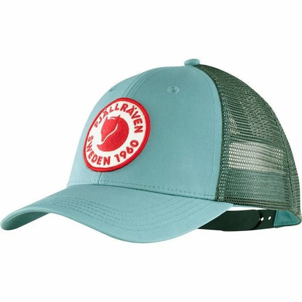 Fjällräven 1960 Logo Hatt Dam Blå | 85019-OXWA