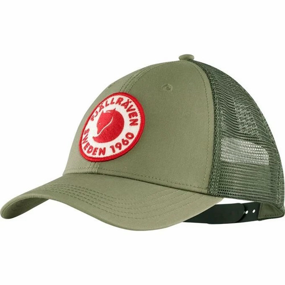 Fjällräven 1960 Logo Hatt Dam Gröna | 50186-OXMZ