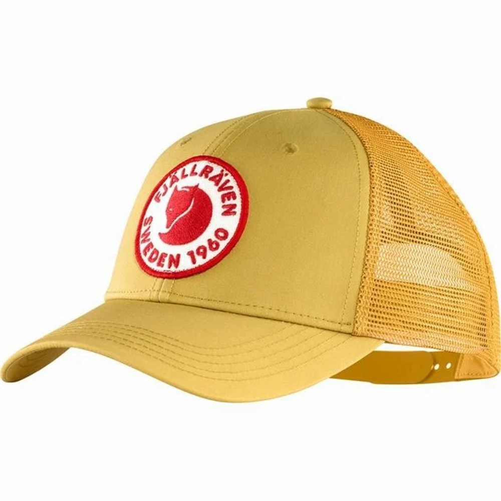 Fjällräven 1960 Logo Hatt Herr Gula | 89746-XHCS