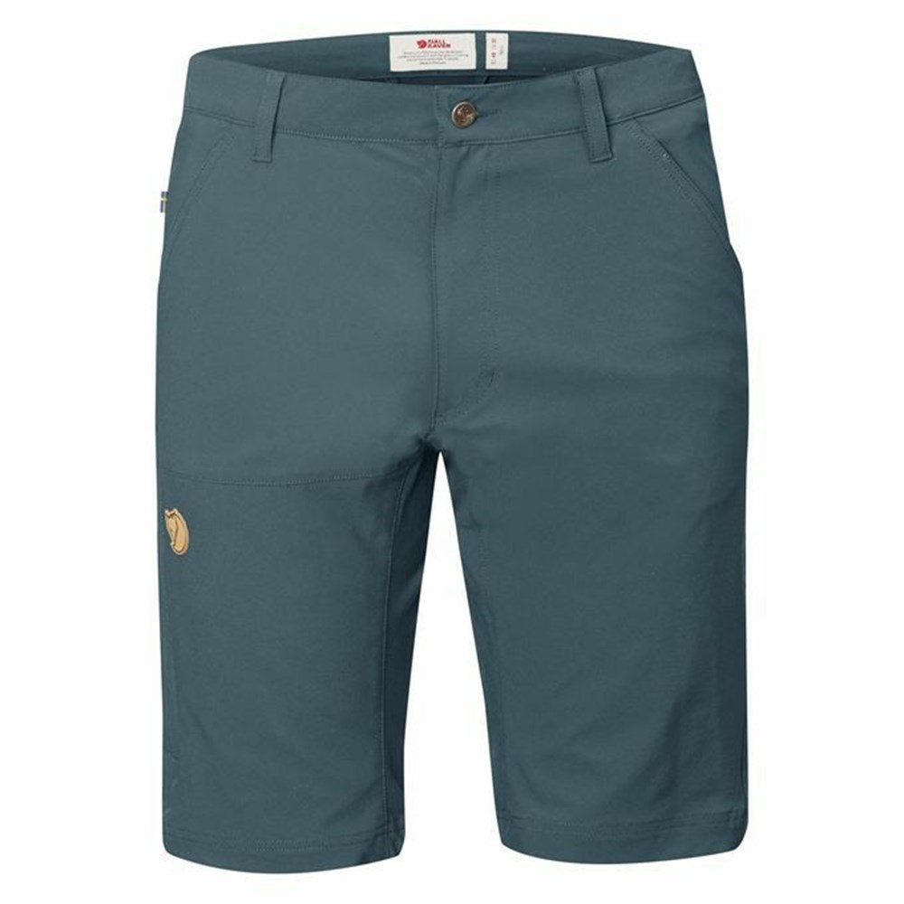 Fjällräven Abisko Shorts Herr Blå | 30184-TCFW