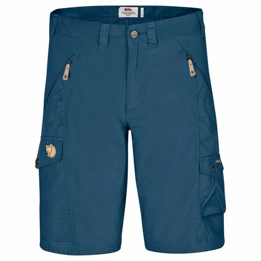 Fjällräven Abisko Shorts Herr Blå | 85612-TKGS