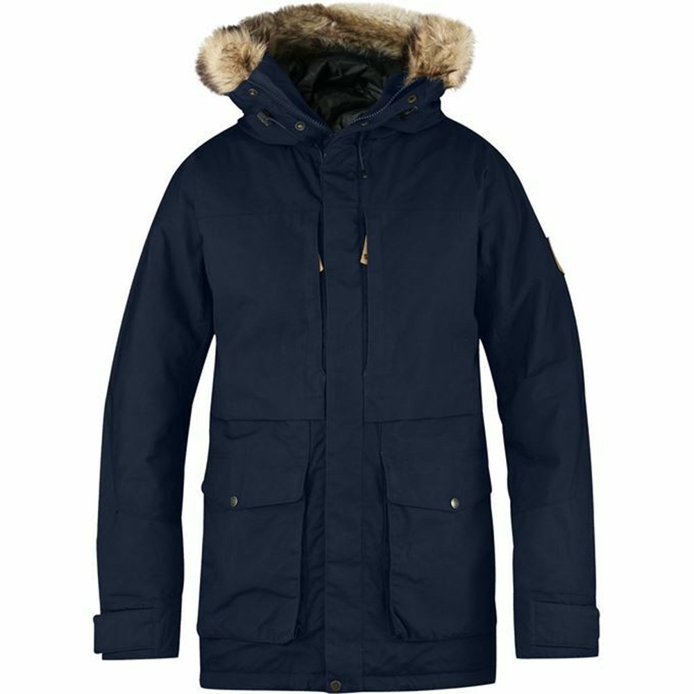 Fjällräven Barents Parkas Herr Marinblå | 69175-XISF