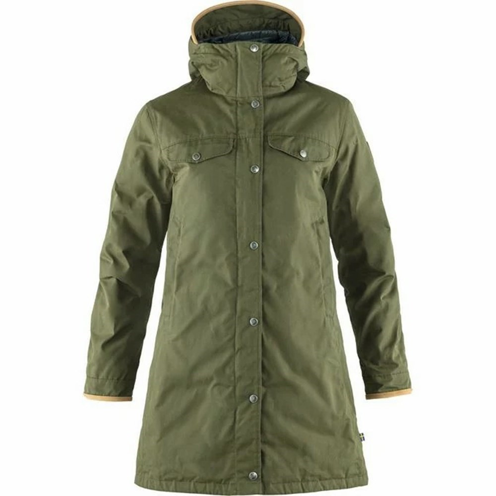 Fjällräven Greenland No. 1 Parkas Dam Gröna | 17259-YUNL