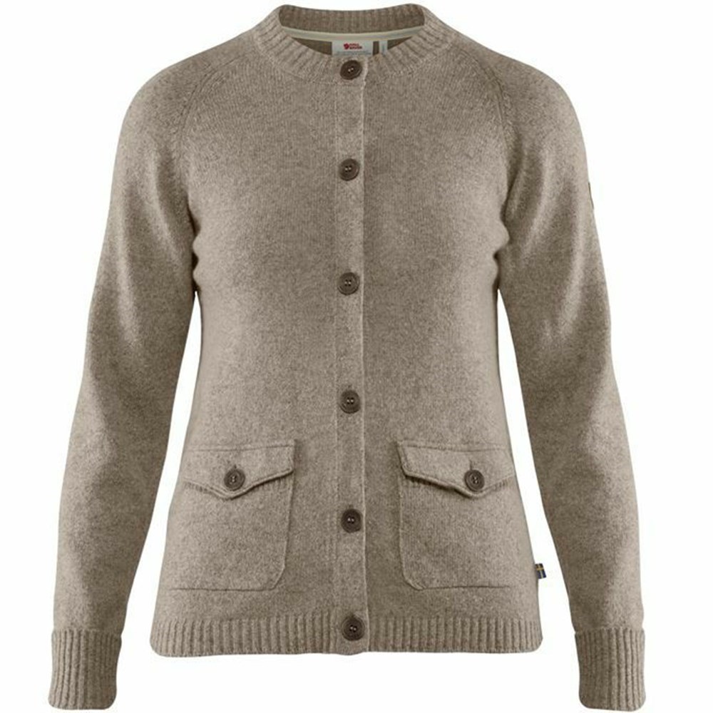 Fjällräven Greenland Sweater Dam Grå | 01596-KNIV