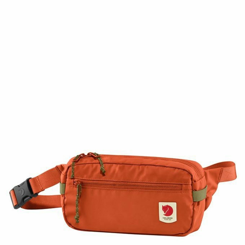 Fjällräven High Coast Midjeväska Dam Röda | 59732-MRYJ