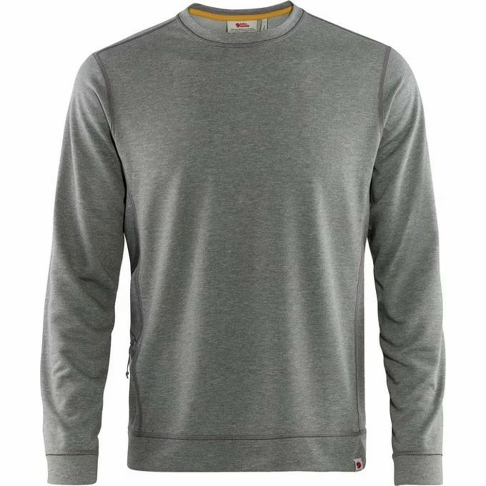 Fjällräven High Coast Sweater Herr Grå | 29814-SONY