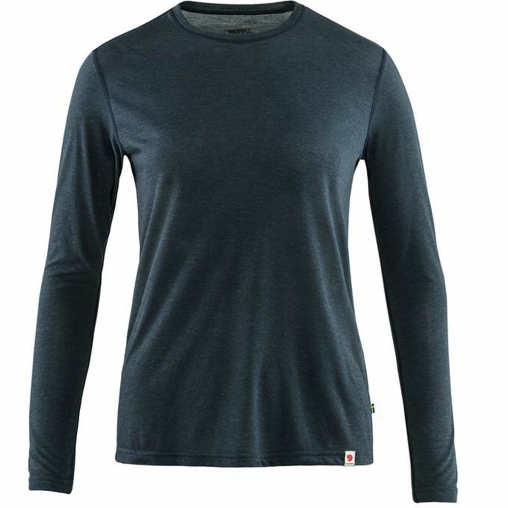 Fjällräven High Coast T-shirt Dam Marinblå | 02456-FPHY