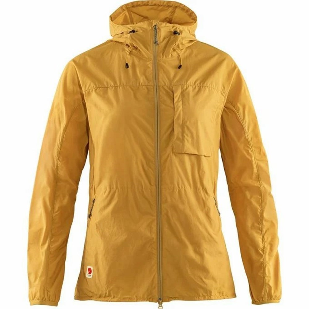 Fjällräven High Coast Vandringsjackor Dam Gula | 31460-GYAJ