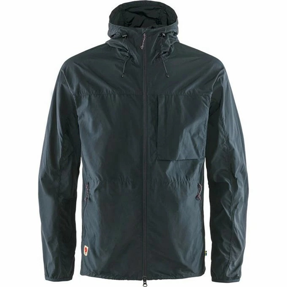 Fjällräven High Coast Vindjacka Herr Marinblå | 79640-CMVP