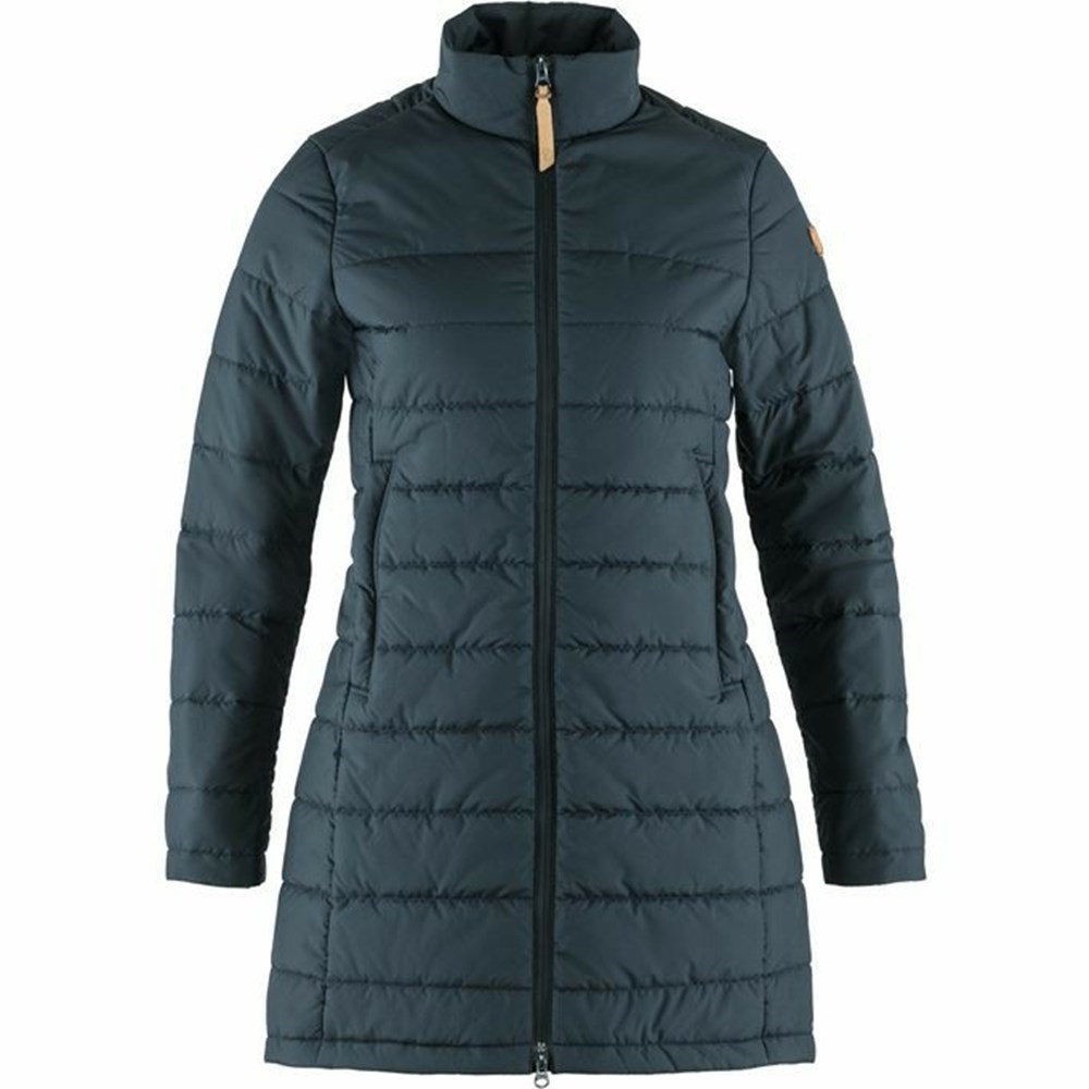 Fjällräven Kiruna Parkas Dam Blå | 61059-GMFS