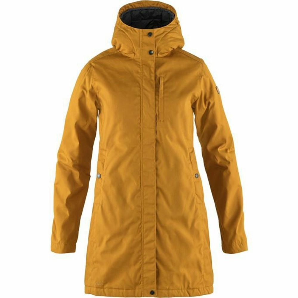 Fjällräven Kiruna Parkas Dam Gula | 74968-ANES