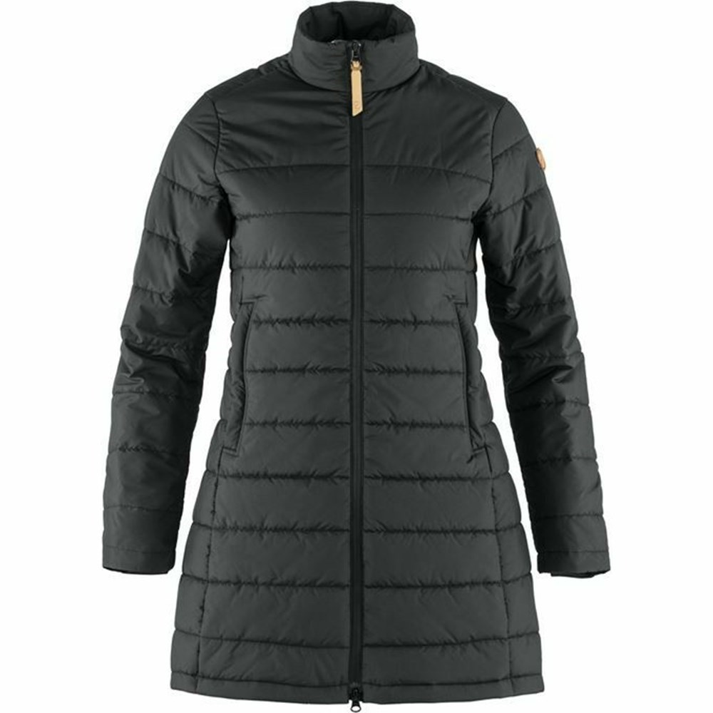 Fjällräven Kiruna Parkas Dam Svarta | 35140-CUEX