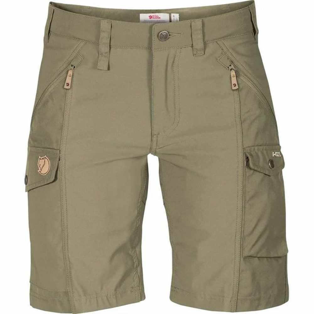 Fjällräven Nikka Shorts Dam Mörkolivgröna | 67238-NYHF