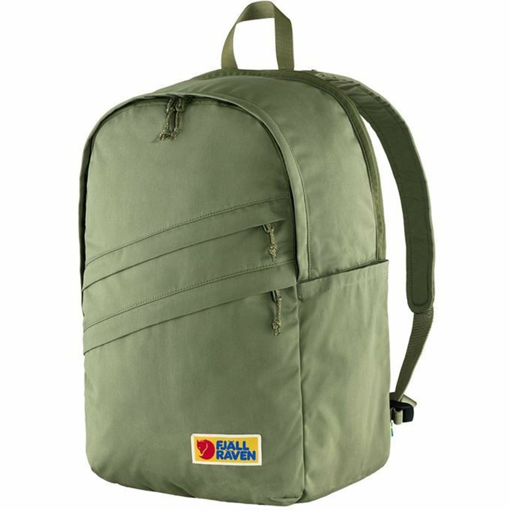 Fjällräven Vardag 28 Laptop Ryggsäck Herr Gröna | 52761-YNVO